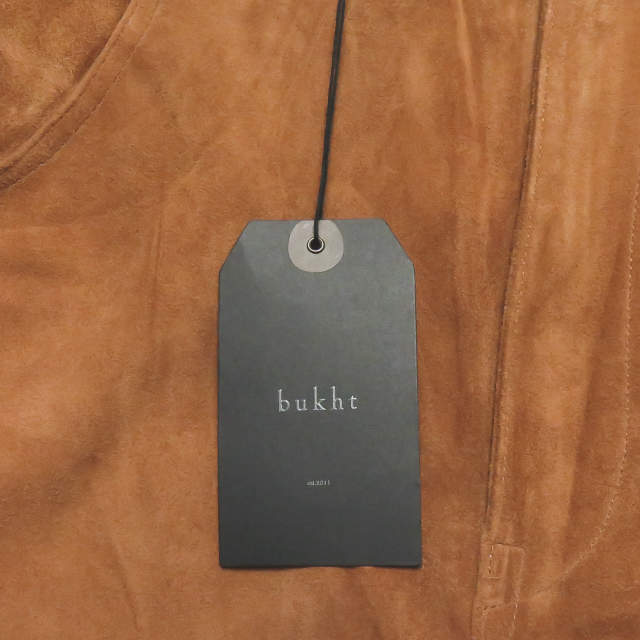 Bukht ゴート スエード テーパード パンツ キャメル