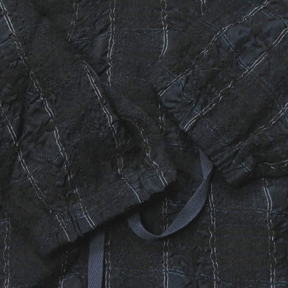 ブフト CHECK LONG ANORAK ウール キュプラアウター