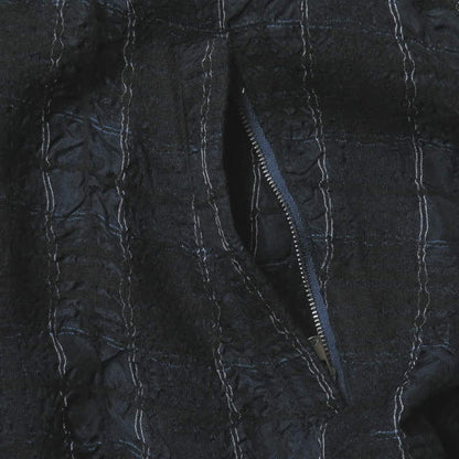 ブフト CHECK LONG ANORAK ウール キュプラアウター