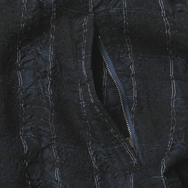 ブフト CHECK LONG ANORAK ウール キュプラアウター