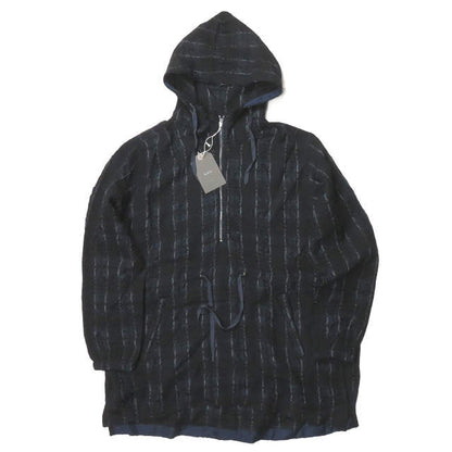 ブフト CHECK LONG ANORAK ウール キュプラアウター