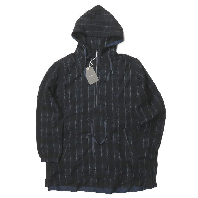ブフト CHECK LONG ANORAK ウール キュプラアウター