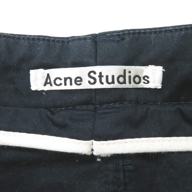 アクネストゥディオズ Slim fit cotton trousers コットンパンツ