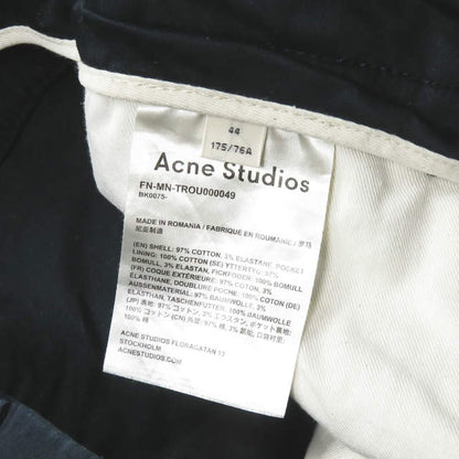 アクネストゥディオズ Slim fit cotton trousers コットンパンツ