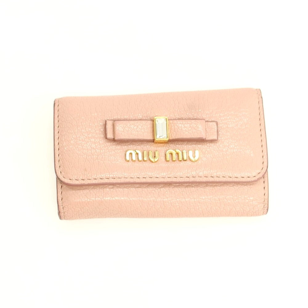 ミュウ ミュウ レザー キー ケース