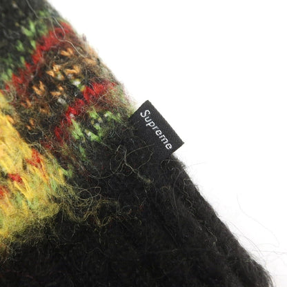 Supreme ブラッシュド プレイド セーター ニット