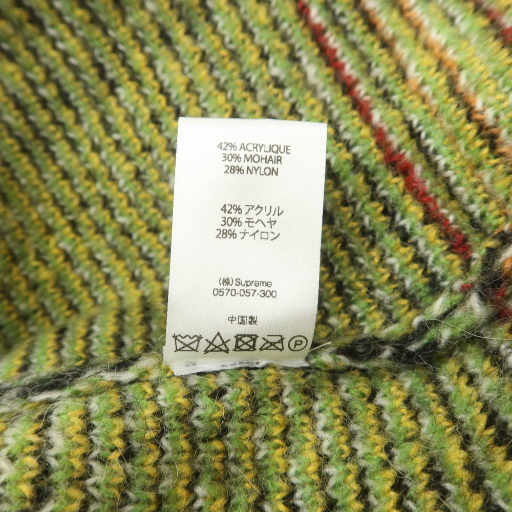 Supreme ブラッシュド プレイド セーター ニット