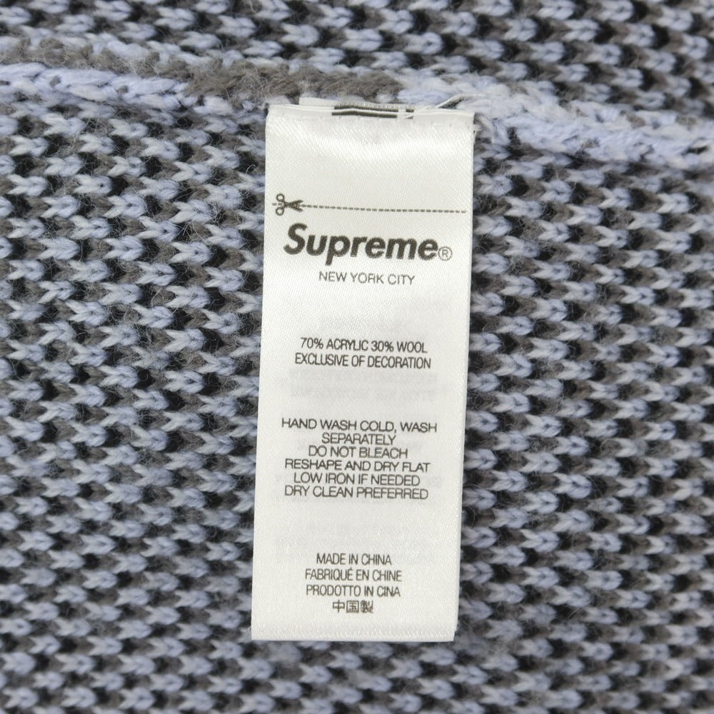 Supreme スモール ボックス ポロ セーター アクリル ウール ニット