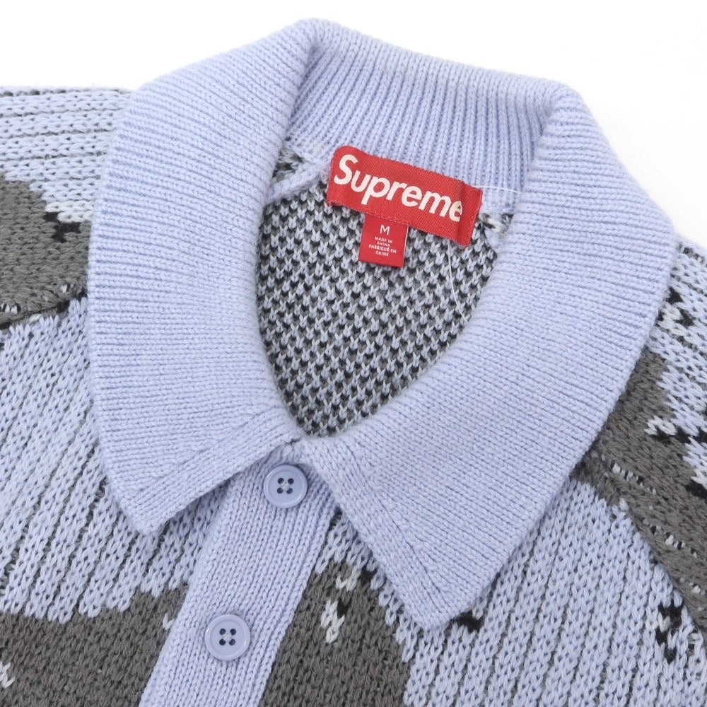 Supreme スモール ボックス ポロ セーター アクリル ウール ニット