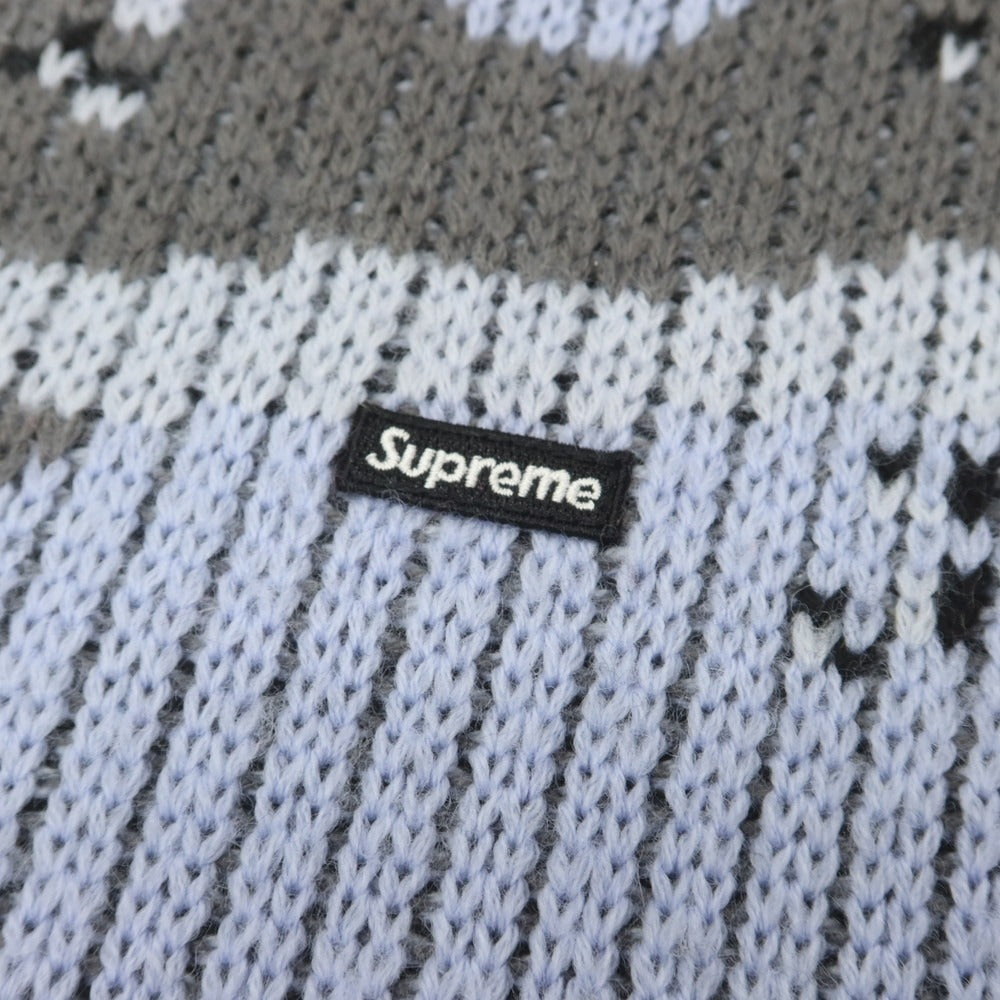 Supreme スモール ボックス ポロ セーター アクリル ウール ニット