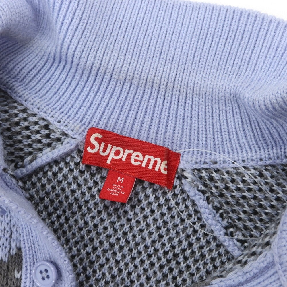 Supreme スモール ボックス ポロ セーター アクリル ウール ニット