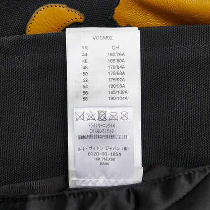 ルイヴィトン ミックス キャンバス レザー ジャケット