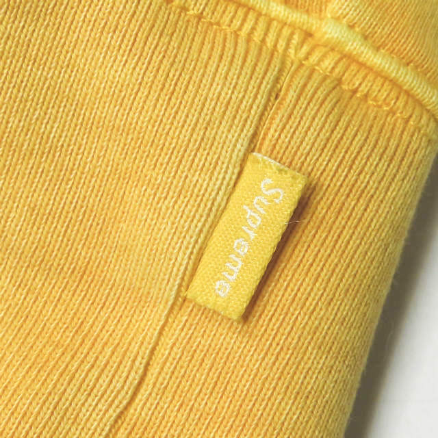 Supreme オーバーダイ フーディ S イエロー