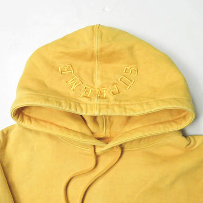Supreme オーバーダイ フーディ S イエロー