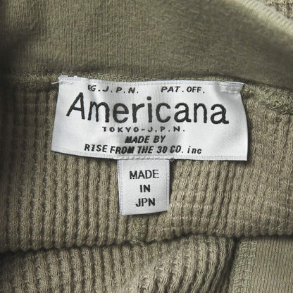 AMERICANA サーマル スカート カーキ M
