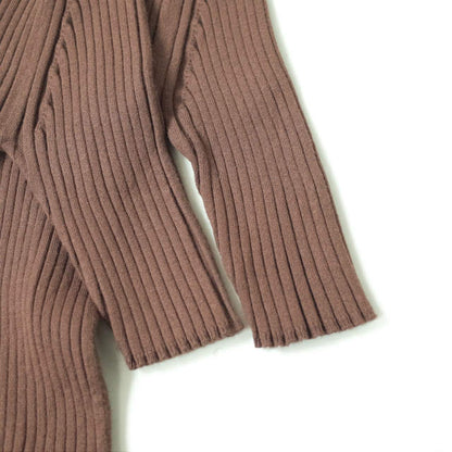 シックスロクビューティーアンドユースユナイテッドアローズ RIB SHORT SLEEVE KNIT ニットトップス