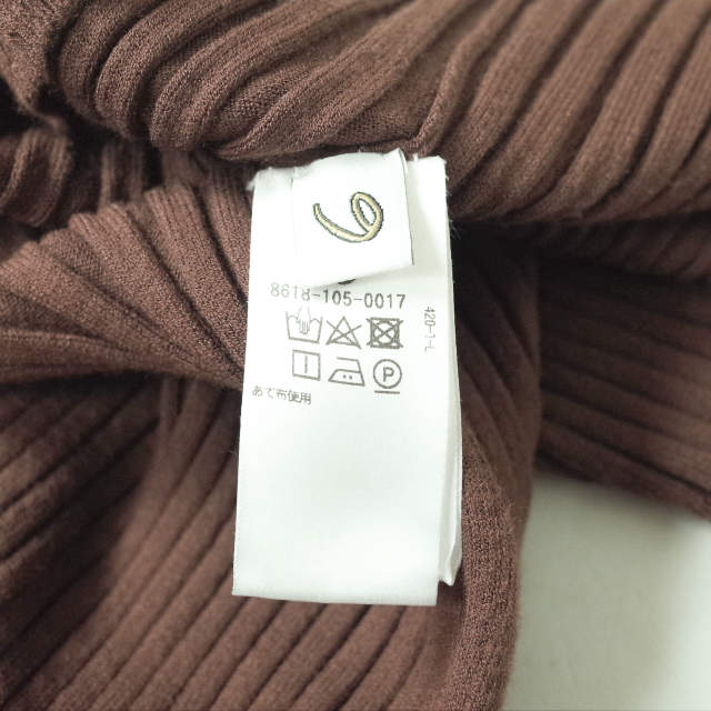 シックスロクビューティーアンドユースユナイテッドアローズ RIB SHORT SLEEVE KNIT ニットトップス