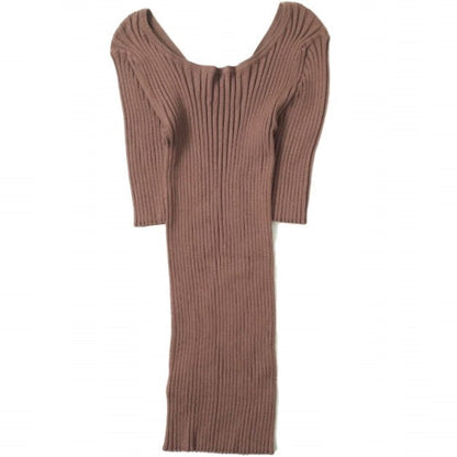 シックスロクビューティーアンドユースユナイテッドアローズ RIB SHORT SLEEVE KNIT ニットトップス
