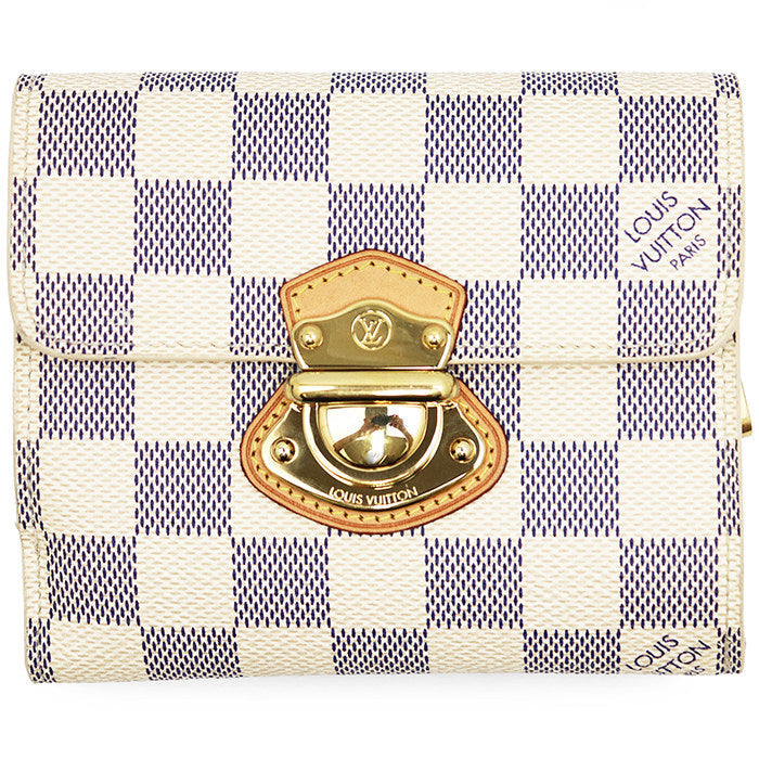 ルイヴィトン ポルトフォイユジョイ ダミエアズール 財布