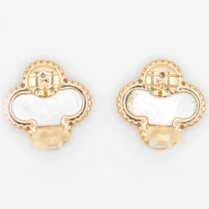 ヴァンクリーフアーペル ヴィンテージアルハンブラ Au750 MOP ピアス