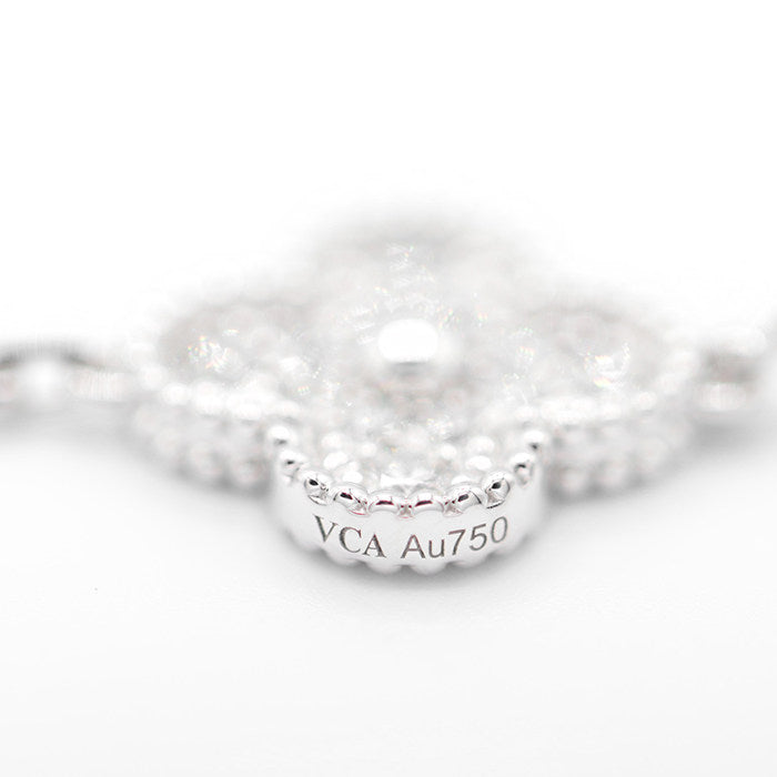 ヴァン クリーフ＆アーペル ヴィンテージアルハンブラ Au750 ダイヤモンドブレスレット