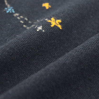 エルメス ゾディアック 刺繍 カシミア セーター M ネイビー