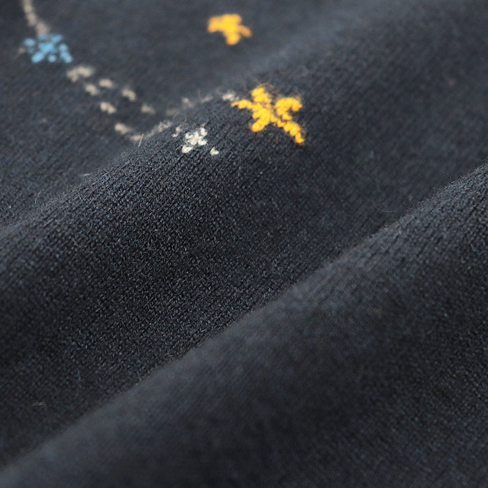 エルメス ゾディアック 刺繍 カシミア セーター M ネイビー
