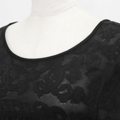 シャネル ブラック フリル ドレス P63292