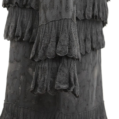 シャネル ブラック フリル ドレス P63292