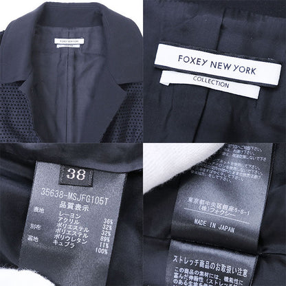 FOXEY NEW YORK コレクション 35638 刺繍 コート アウター