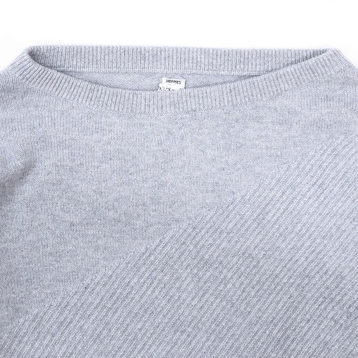 エルメス H ロゴ チャーム 100% カシミア セーター