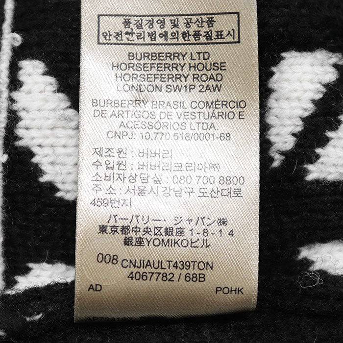 バーバリー カシミヤウールニットプルオーバー