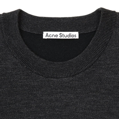 アクネストゥディオズ 刺繍 ウール ブレンド セーター