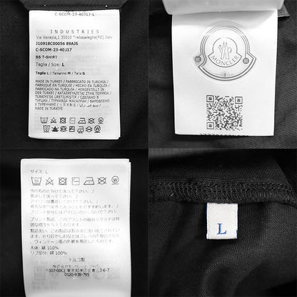 モンクレール シグネチャー ロゴ Tシャツ コットン プルオーバー