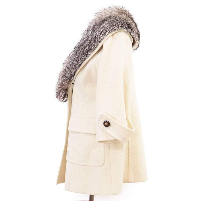 Rene ウール カシミヤ ブレンド ショート コート