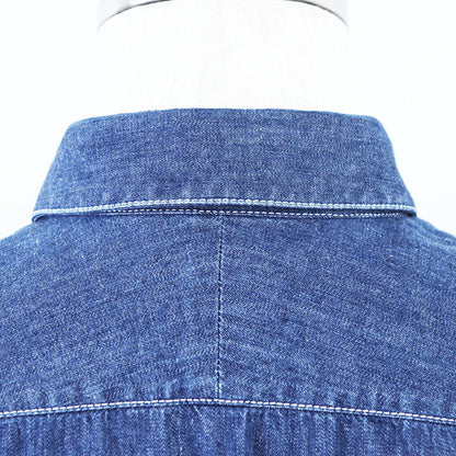 エルメス シャツ コットン ラム レザー シャツ