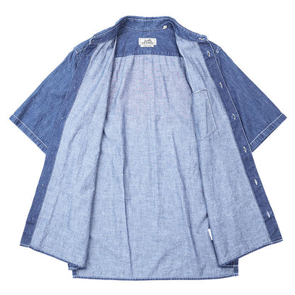 エルメス シャツ コットン ラム レザー シャツ