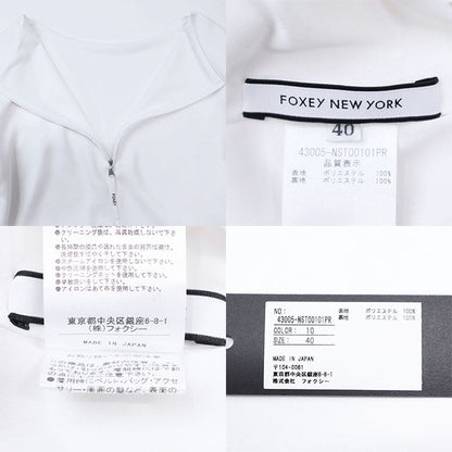 FOXEY NEW YORK トゥインクル ポリエステル ブラウス