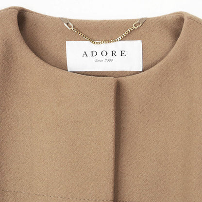 ADORE メルトン レックス ラビット コート