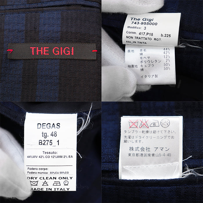 THE GIGI DEGAS ウールコットンモヘアジャケット