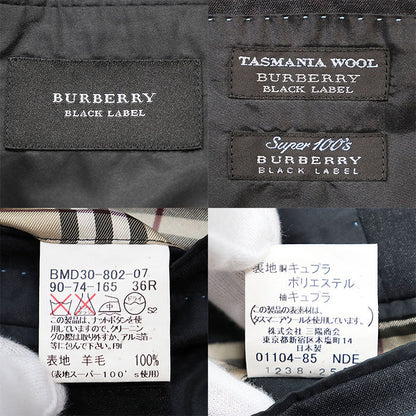 バーバリーブラックレーベル ウールスーツ
