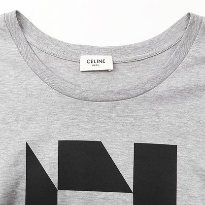 セリーヌ シグネチャー Tシャツ コットン