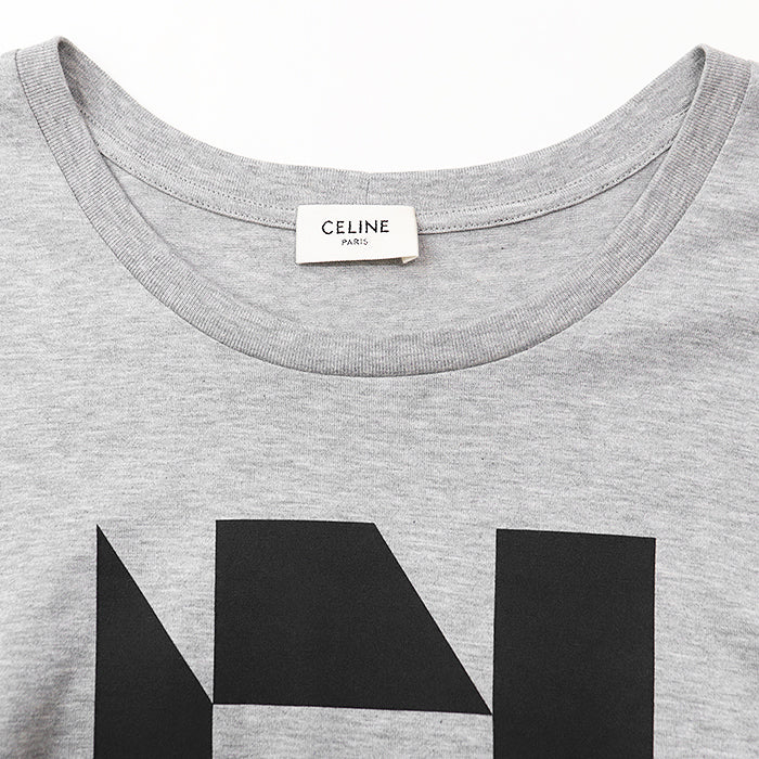 セリーヌ シグネチャー Tシャツ コットン