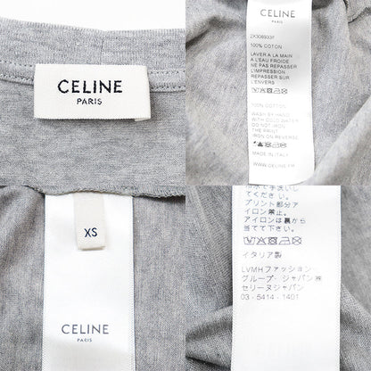 セリーヌ シグネチャー Tシャツ コットン