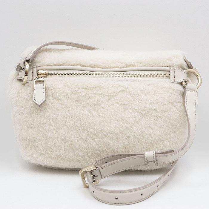 マックスマーラ TEDDY BANANE 1 CAMELUXE ファーショルダーバッグ