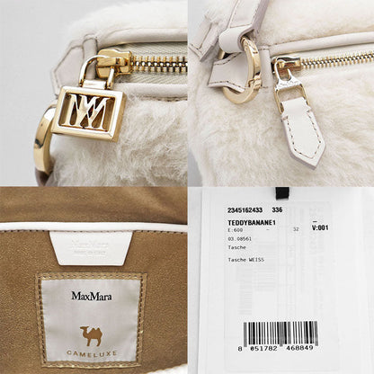 マックスマーラ TEDDY BANANE 1 CAMELUXE ファーショルダーバッグ