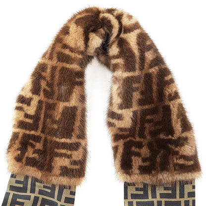 フェンディ FENDI ROMA マキシラッピー シルクスカーフ