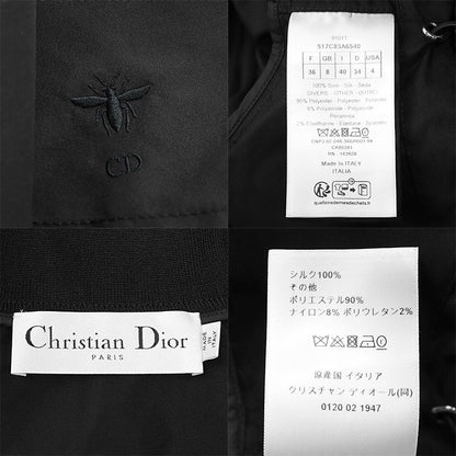 クリスチャン ディオール ボンバー ジャケット シルク