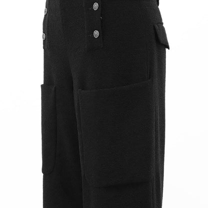 シャネル P44256 ツイード ウール ブレンド パンツ