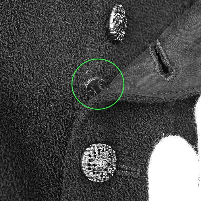シャネル P44256 ツイード ウール ブレンド パンツ